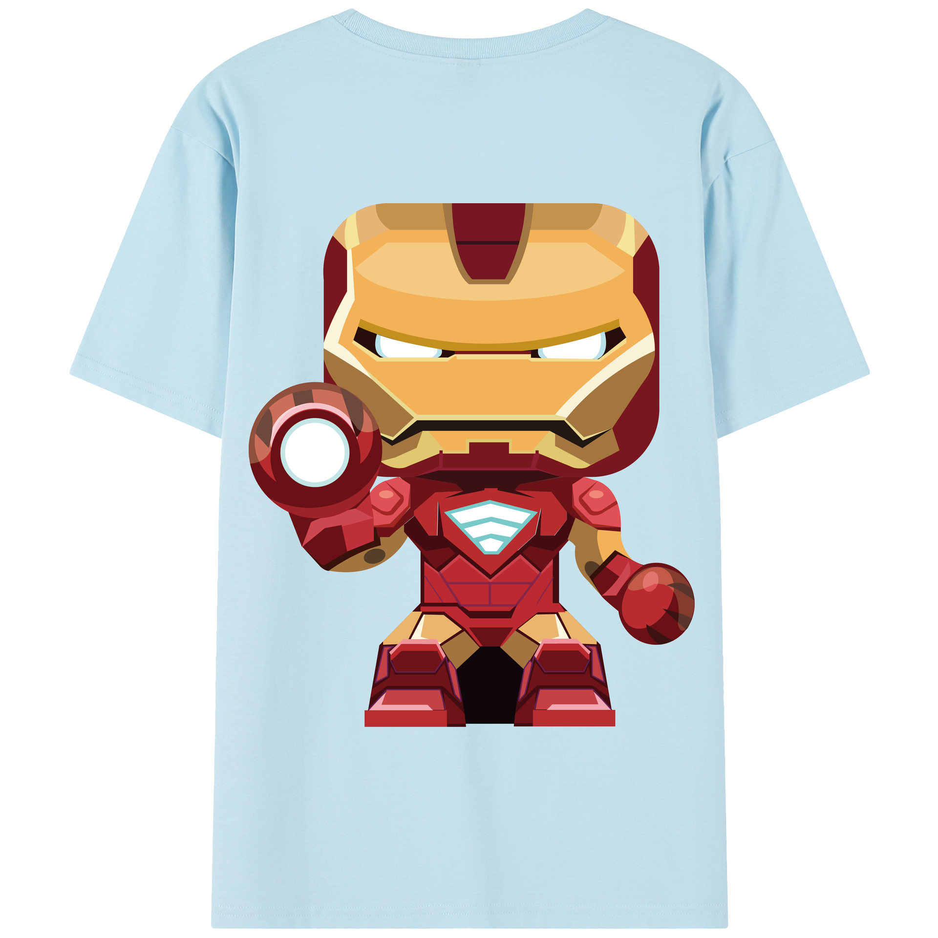 （画像用） アベンジャーズ The Avengers 綿100％半袖Tシャツ（背面プリント）